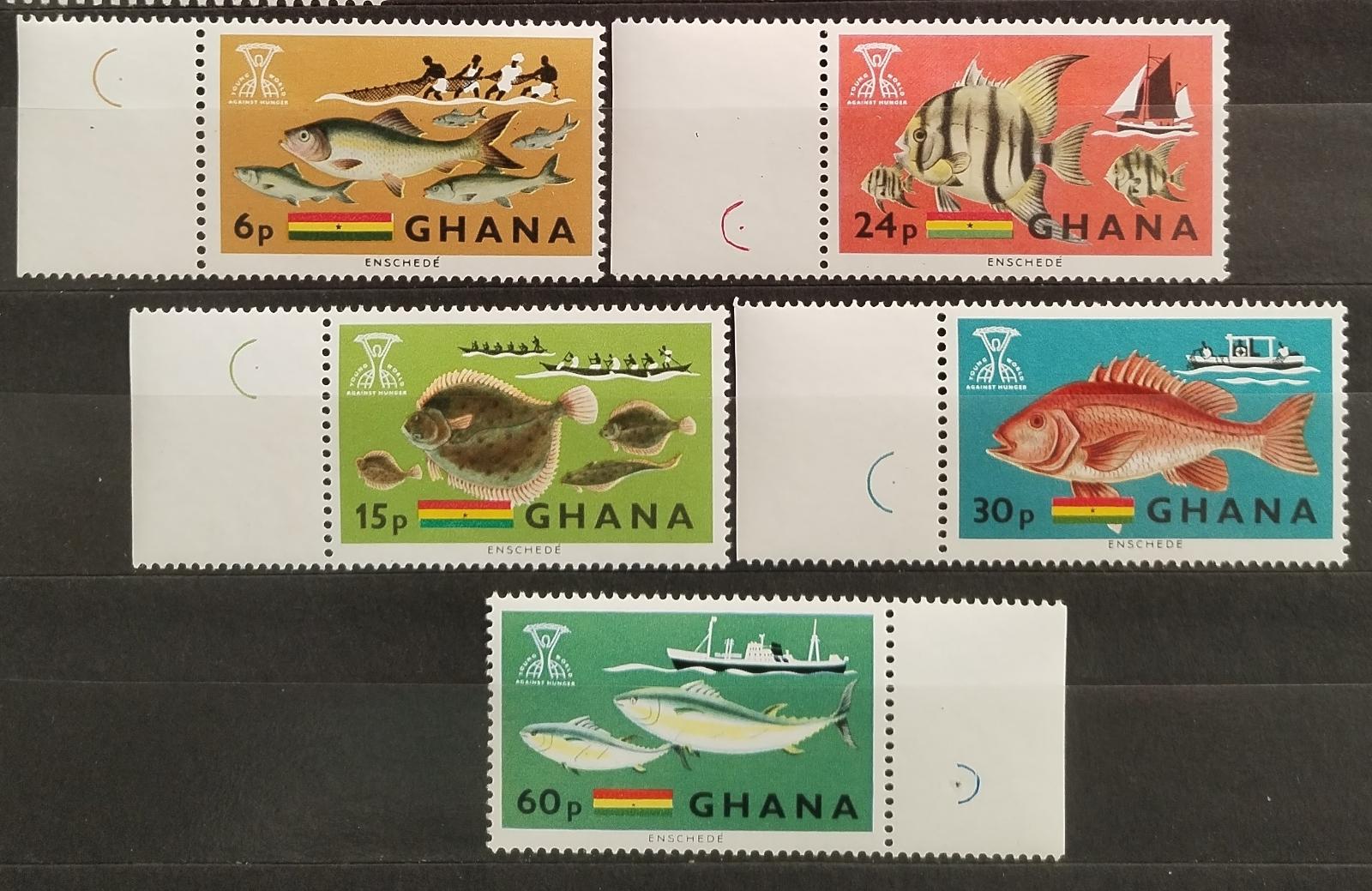 Ghana 1966 Ryby a fauna řek