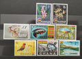 Ghana 1967 Přetisky nové měny - fauna a flora