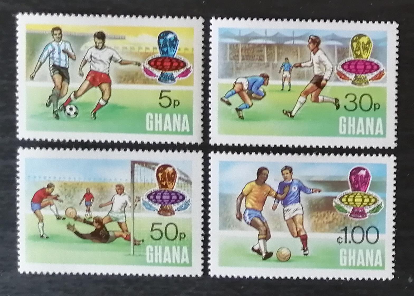 Ghana 1974 4,5€ Světový pohár Něměcko, fotbal a sport