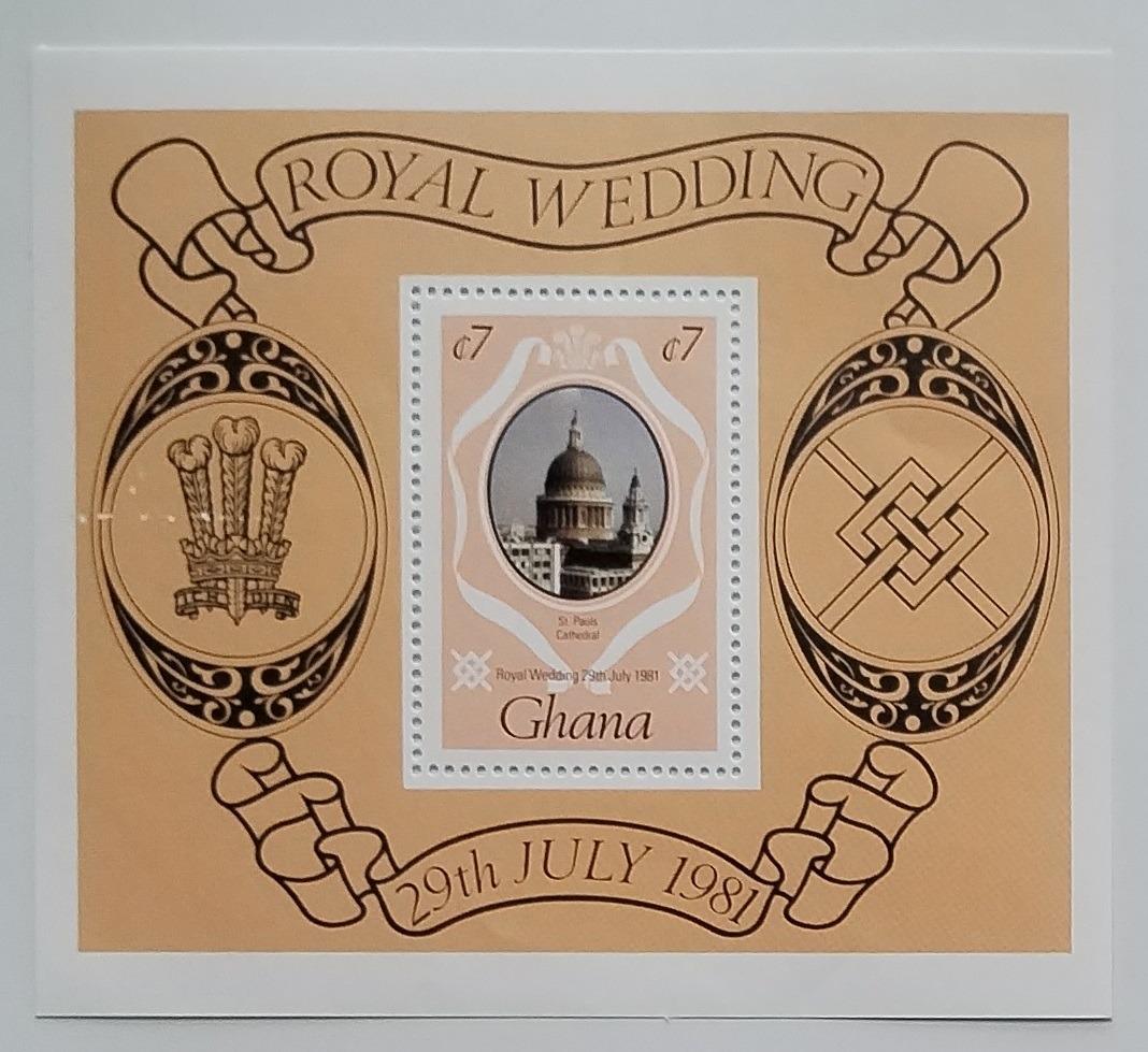 Ghana 1981 Svatba princezny Diany a krále Karla III.