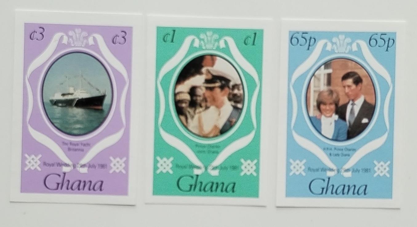 Ghana 1981 Svatba princezny Diany a krále Karla III. IMPERF