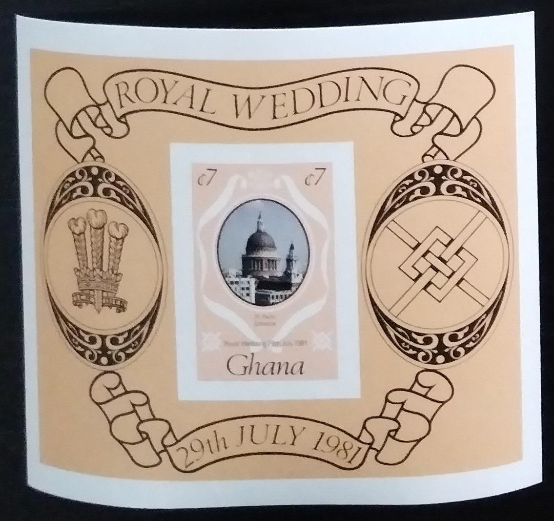 Ghana 1981 Svatba princezny Diany a krále Karla III IMPERF