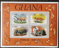 Ghana 1993 9,5€ Domácí fauna, Kozy, ovce a prasata, Psi