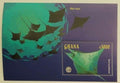 Ghana 1998 Bl.358 7€ Mezinárodní rok oceánů, Rejnok