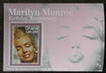 Ghana 2007 Bl.481 5€ 80 let Marilyn Monroe, Herečka a zpěvačka