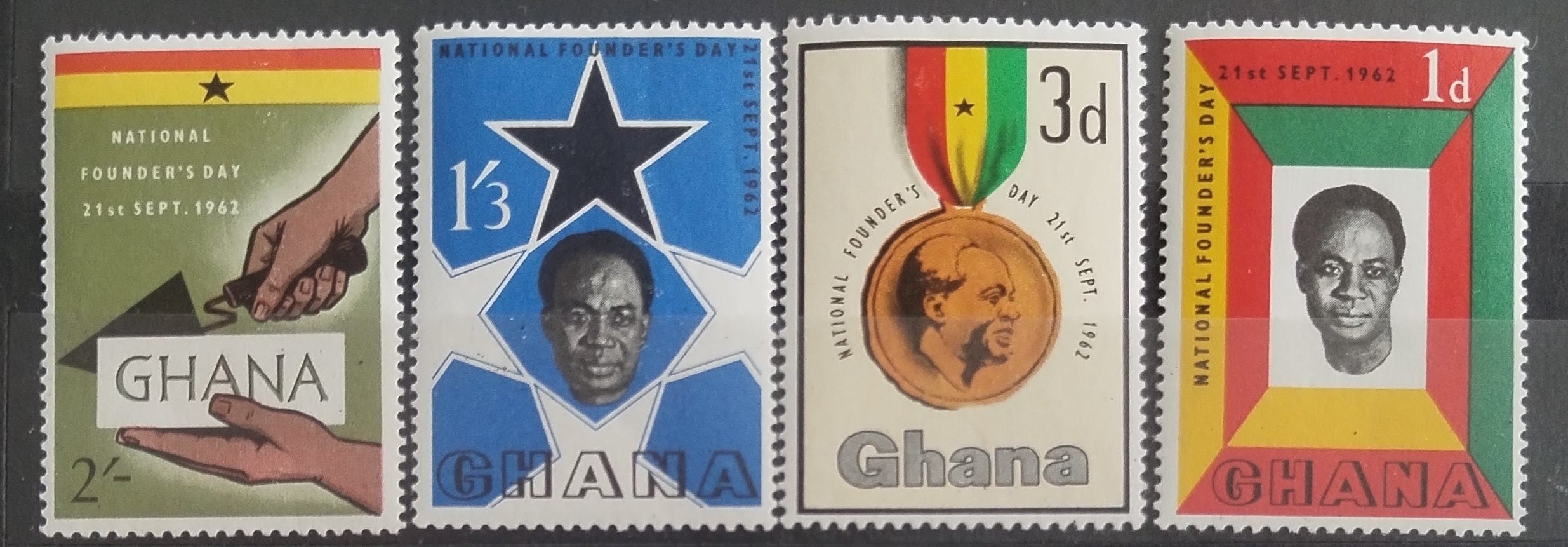 Ghana 1962 Otcové zakladatelé