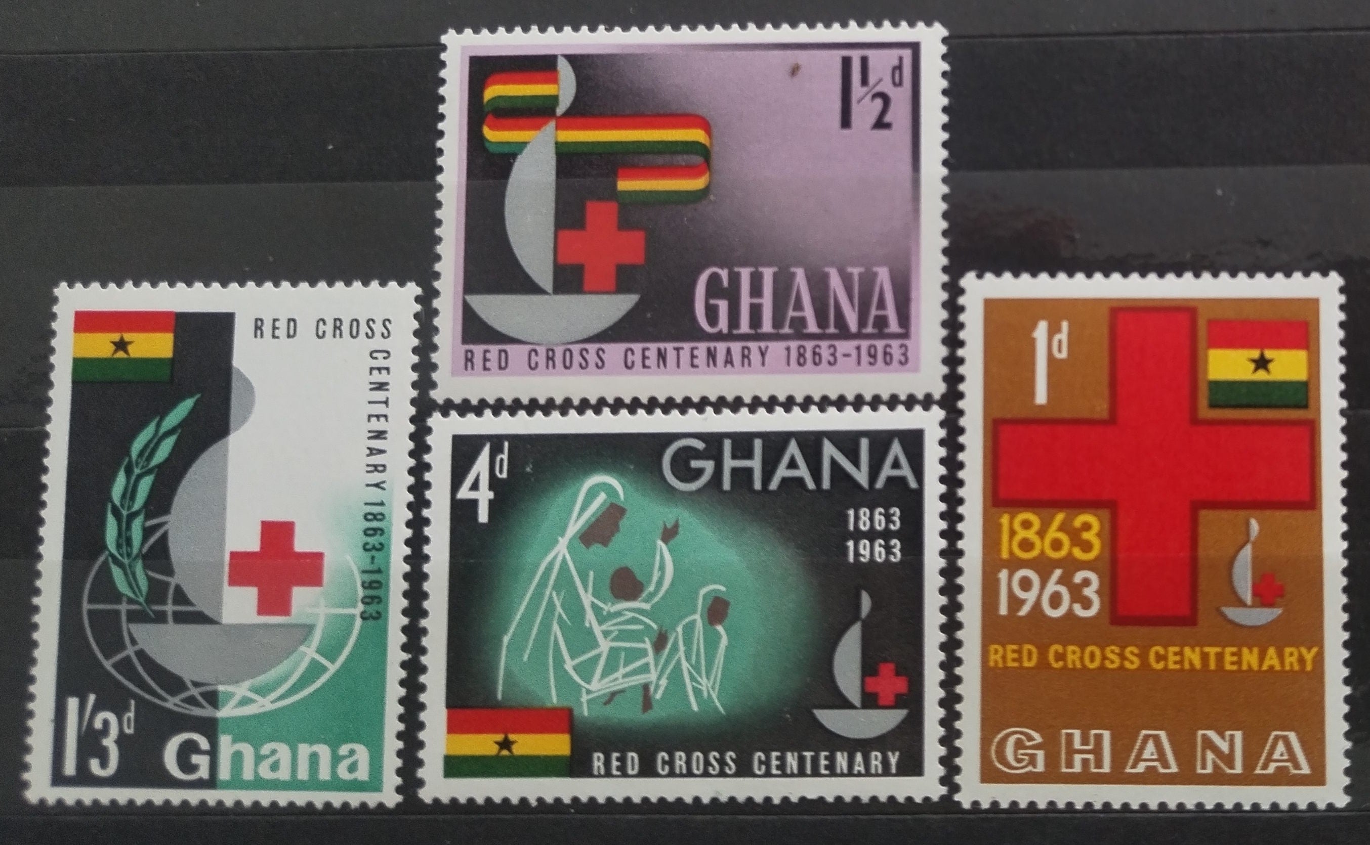 Ghana 1963 Výročí Červeného kříže
