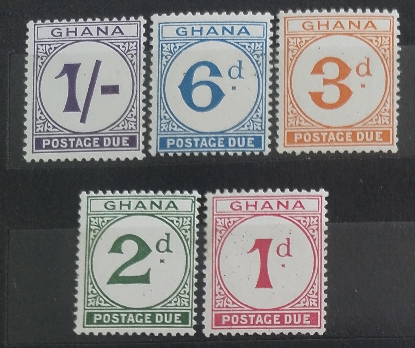 Ghana 1958 Doplatní známky I.