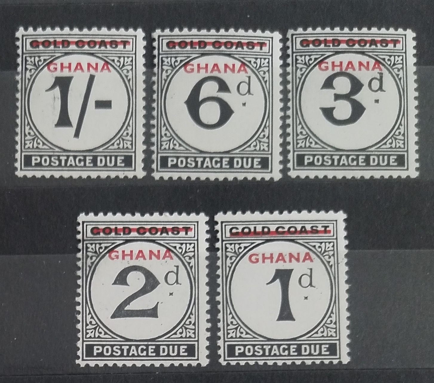 Ghana 1958 Doplatní známky