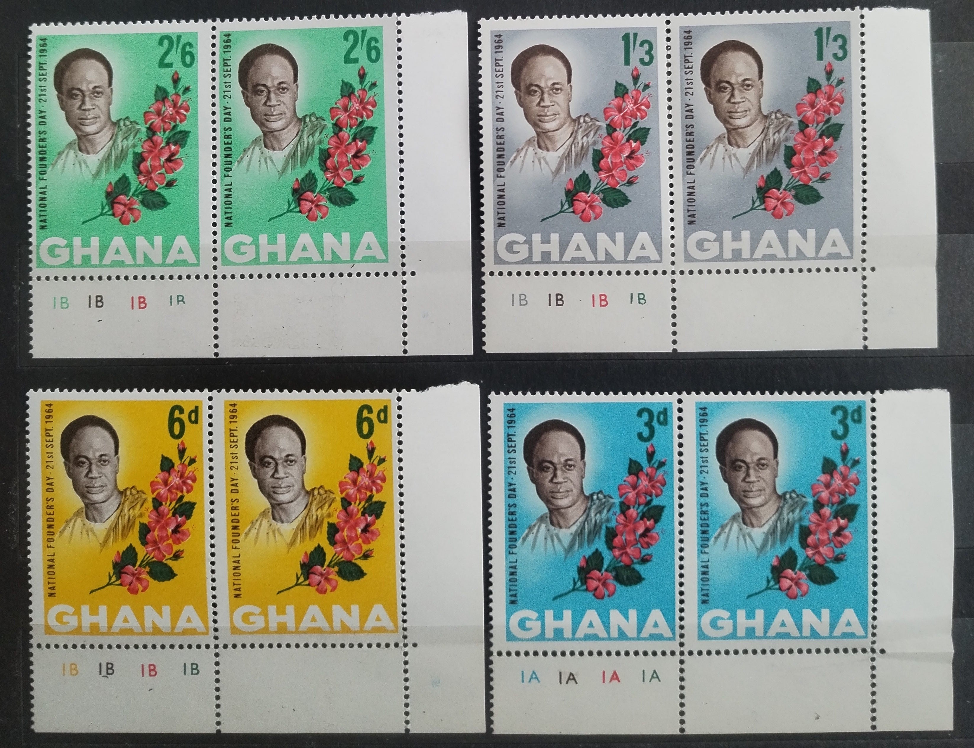 Ghana 1964 Otcové zakladatelé, Květiny