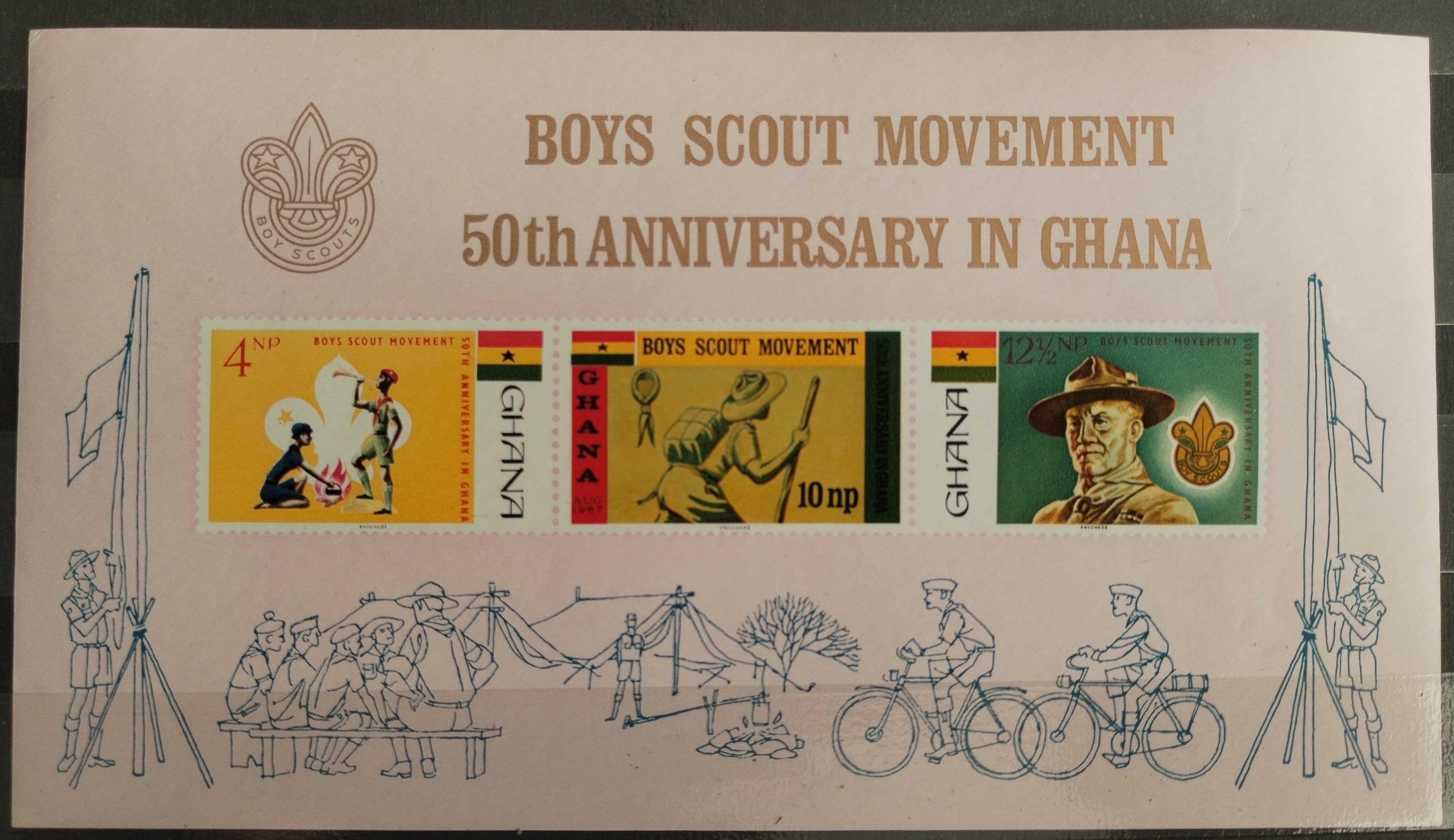 Ghana 1967 Výročí národního skautingu