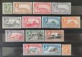Gibraltar 1938-1 180£ Komplet definitivy Jiří VI. (popis)