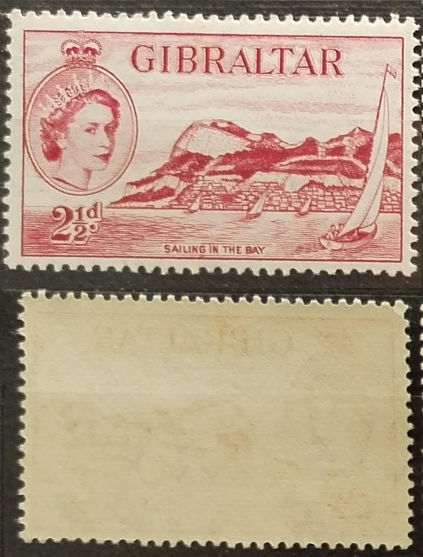 Gibraltar 1953 4,75£ Svěží hodnota definitivy