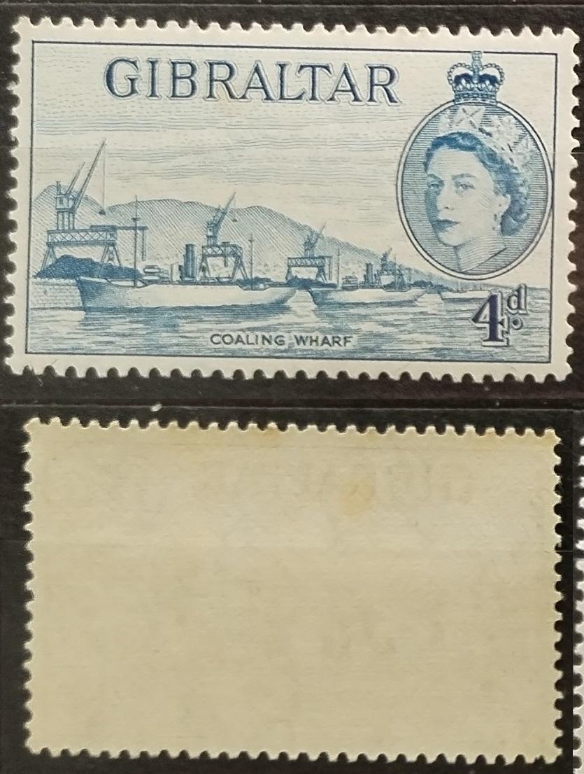Gibraltar 1953 7£ Svěží hodnota definitivy