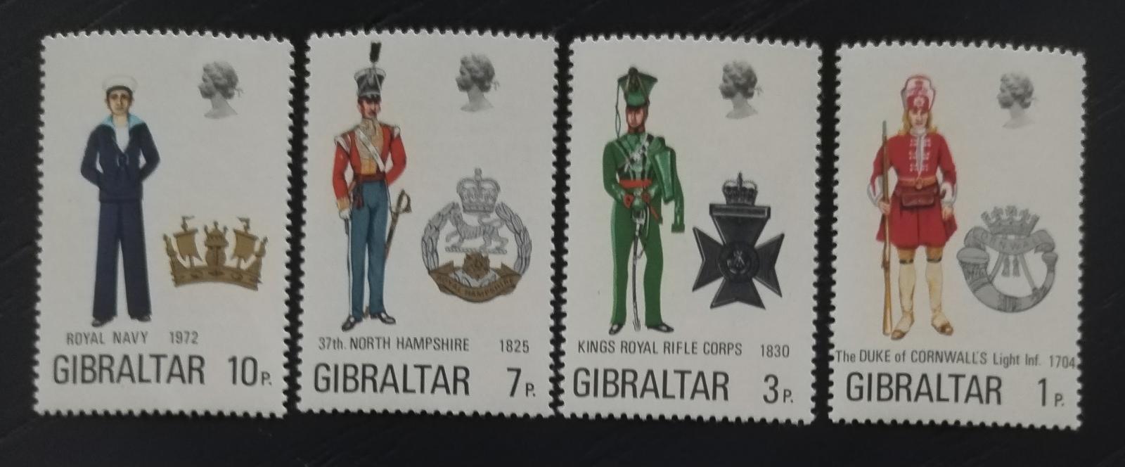 Gibraltar 1972 Vojáci a uniformy, Vojenství s povídáním na lepu
