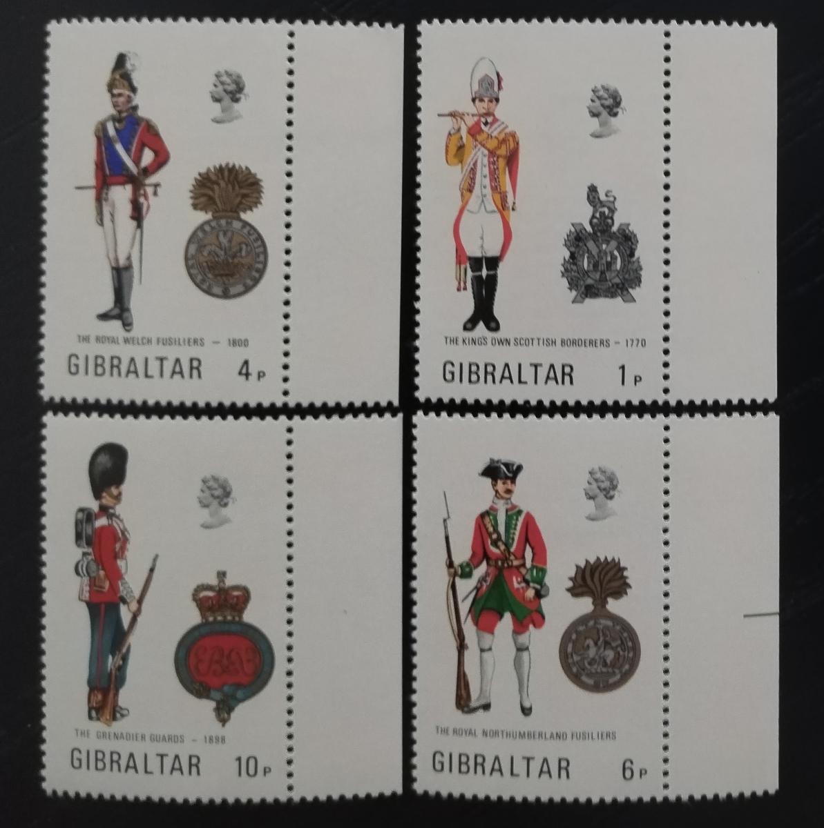 Gibraltar 1973 Vojáci a uniformy, Vojenství s povídáním na lepu