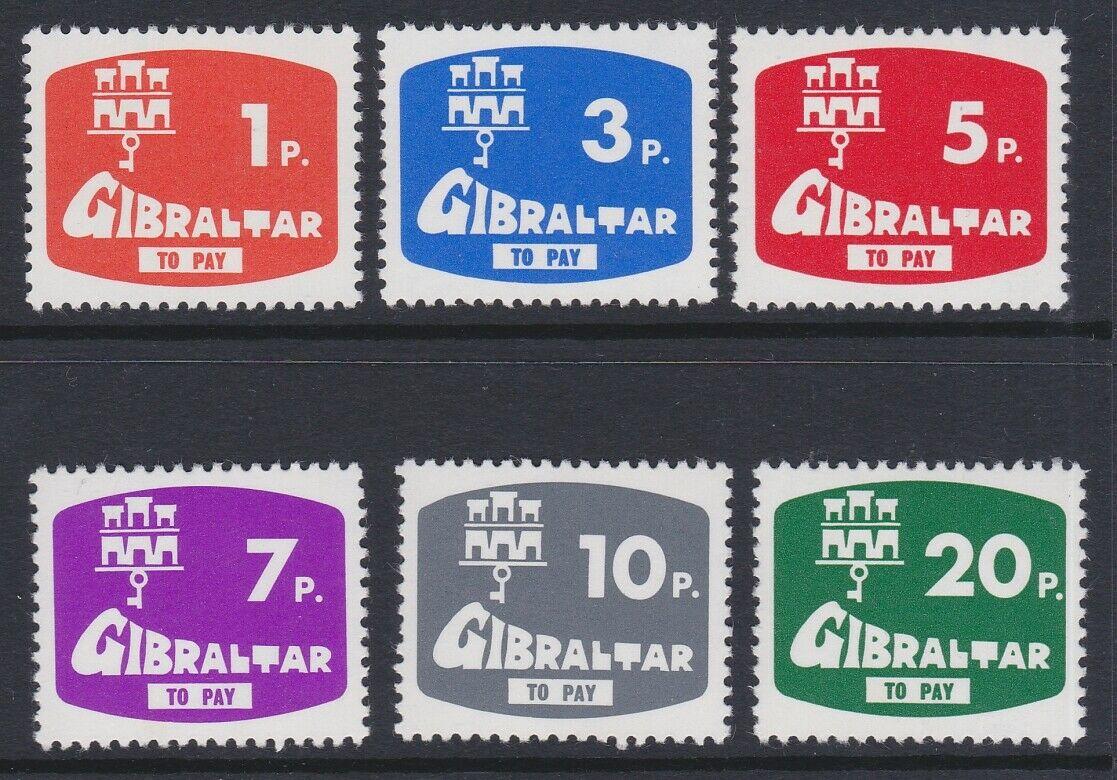 Gibraltar 1976 - komplet, doplatní známky