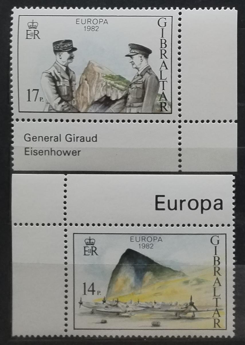 Gibraltar 1982 EUROPA - Válečné události