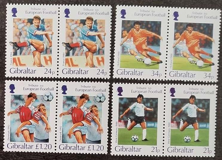 Gibraltar 1996 +14€ Fotbalové mistrovství Anglie, Sport a hry v PÁRECH