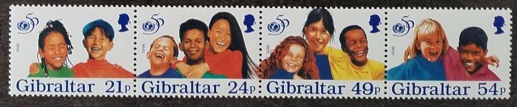Gibraltar 1996 5,5€ 50 let UNICEF, děti a charita