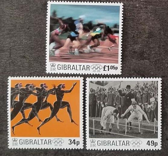 Gibraltar 1996 7€ Století Olympijských her, Sport a hry