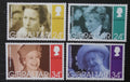 Gibraltar 1996 Mi.755-8 6€ Ženy monarchie, královna matka, Diana, Anne