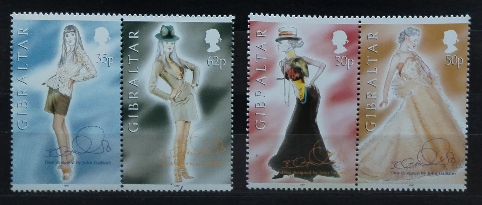 Gibraltar 1997 8€ John Galliano, módní návrhář a jeho tvorba, Modelky