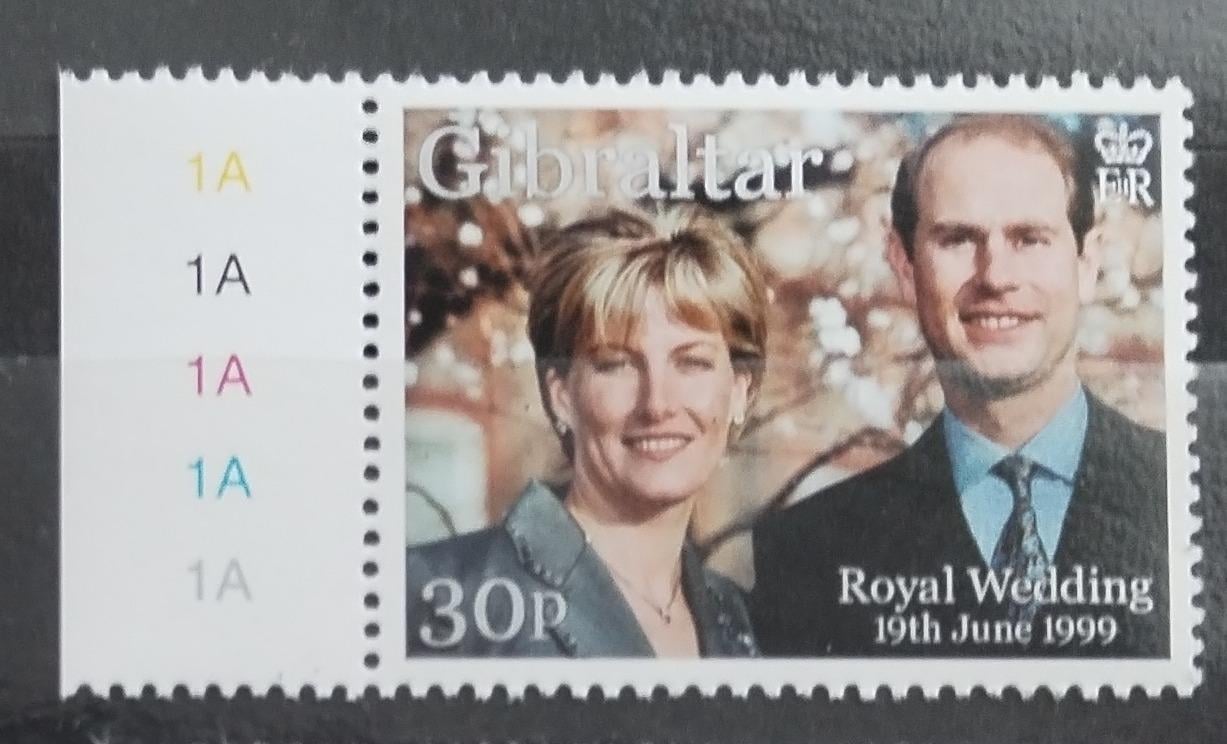 Gibraltar 1999 Svatba prince Eduarda