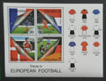 Gibraltar 2000 Bl.40 7€ Pocta evropskému fotbalu, vlajky, sport