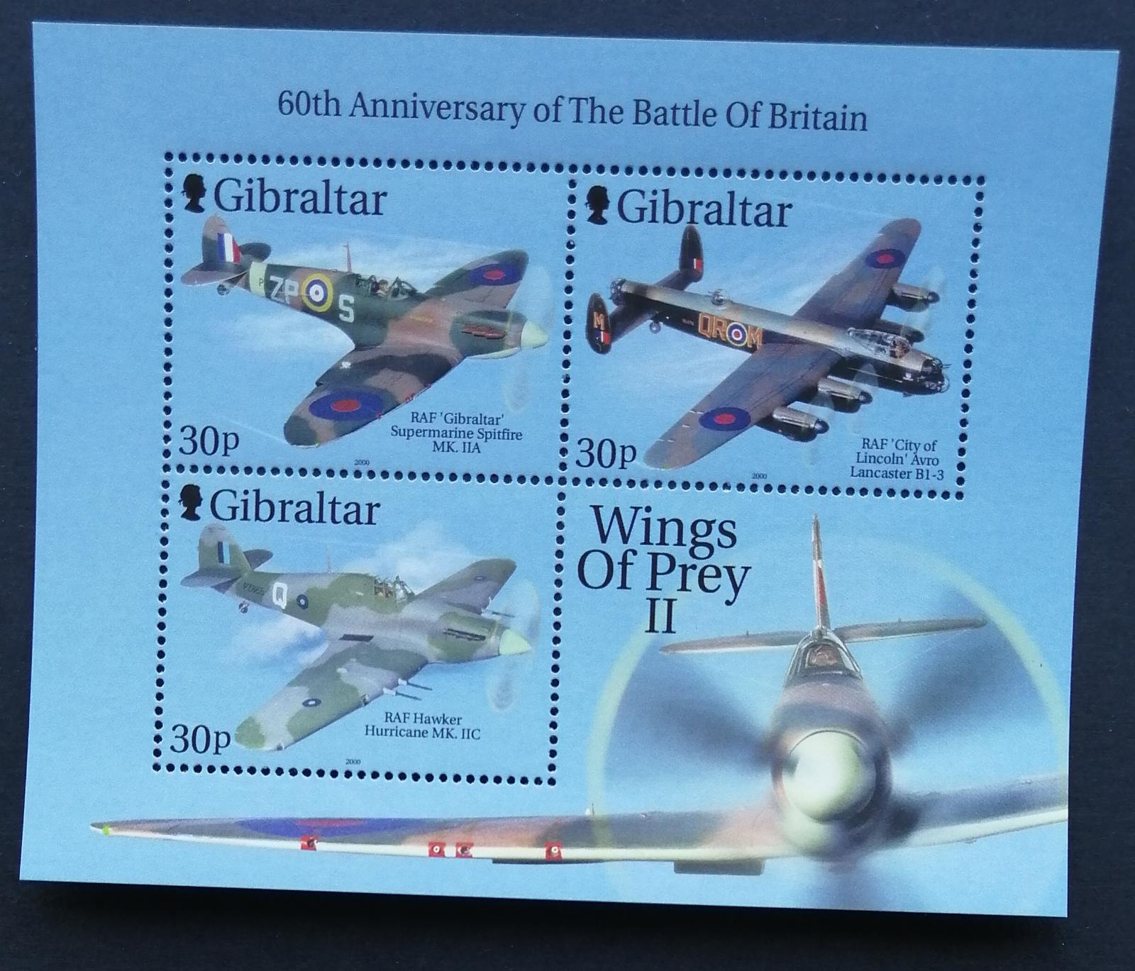 Gibraltar 2000 Bl.43 4€ Stíhačky a letadla RAF II.