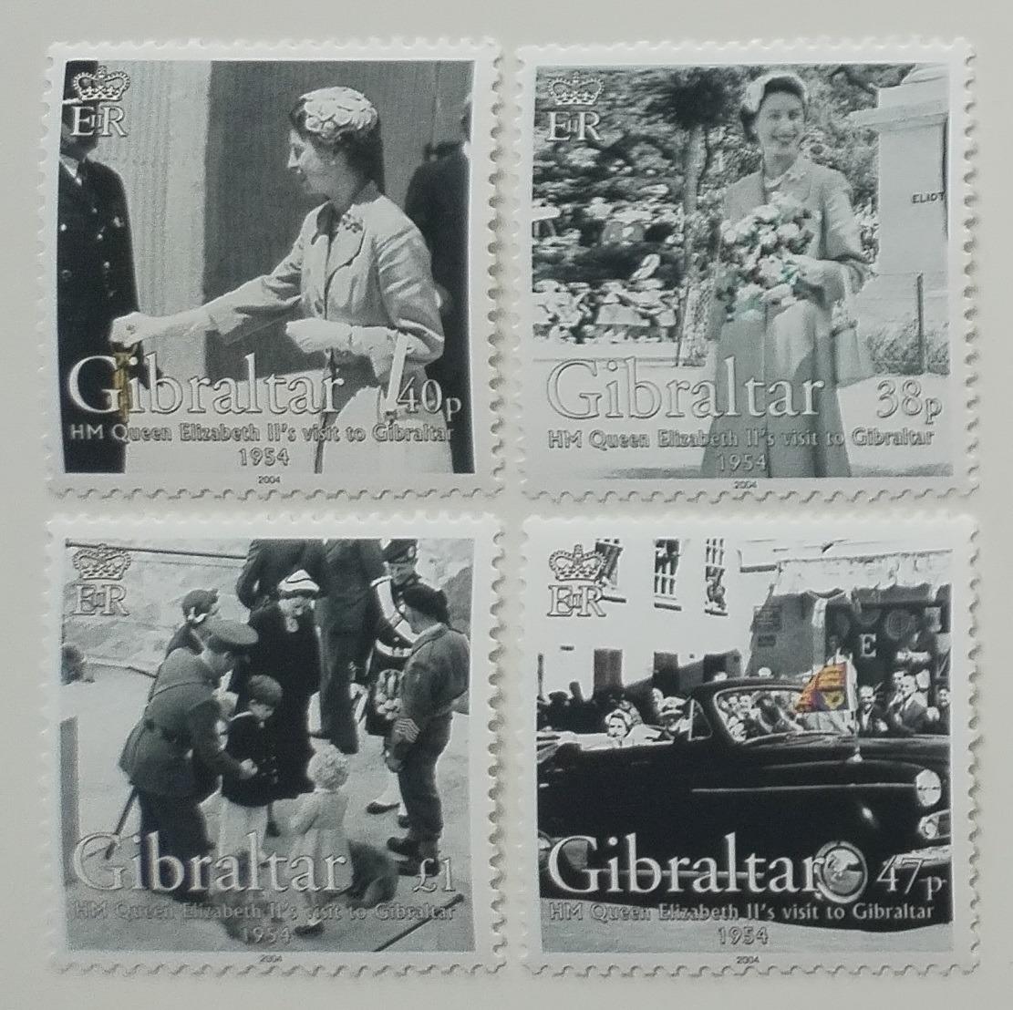 Gibraltar 2004 Výročí první návštěvy královny Alžběty II.
