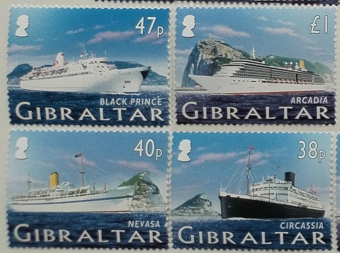 Gibraltar 2005 Výletní lodě a parníky