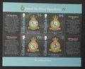 Gibraltar 2015 Bl.122 13€ Stíhačky a letadla RAF, doprava a erby