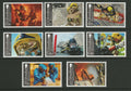 Gibraltar 2015 Mi.1661-8 15,4€ 150. výročí hasičů, hasiči a technika
