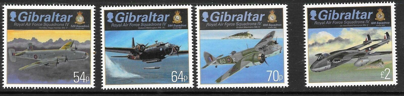 Gibraltar 2015 Mi.1693-6 12,2€ Stíhačky a letadla RAF, doprava