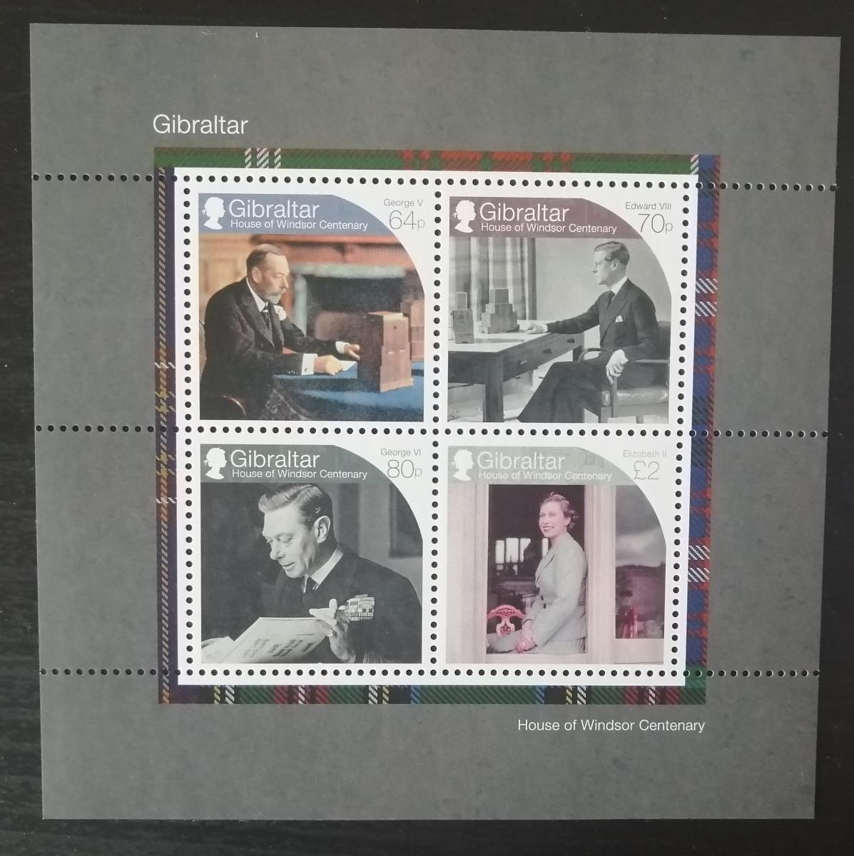 Gibraltar 2017 Bl.128 11€ Století rodu Windsorů, královská rodina