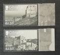 Gibraltar 2017 Mi.1772-3 8€ EUROPA, hrady a hradby stavby architektura