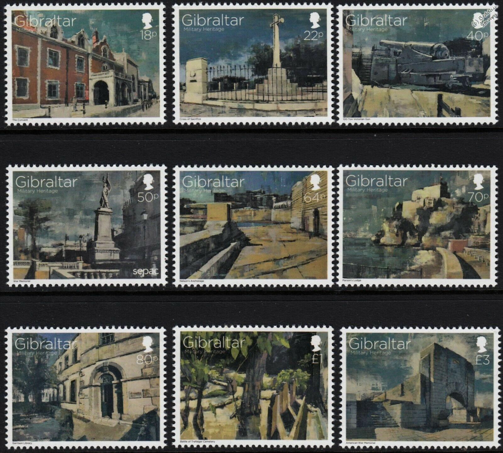Gibraltar 2017 Mi.1806-4 19,5€ Vojenské historické stavby, památky