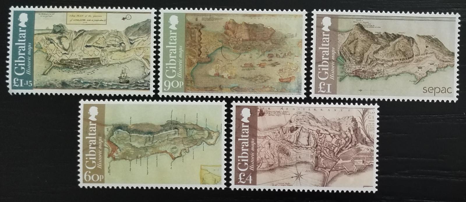 Gibraltar 2021 Historické mapy a pohledy na město za 50 % nominálu!