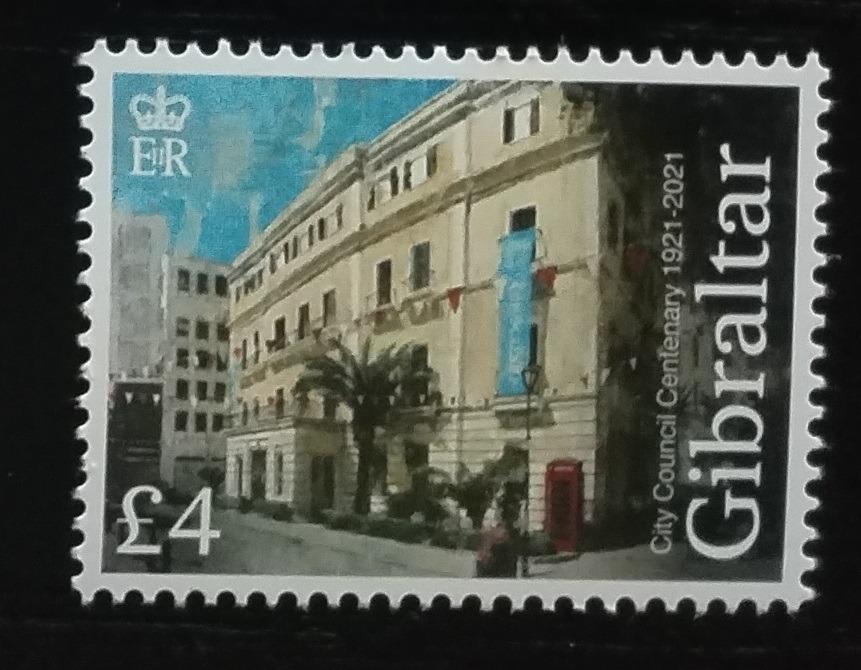 Gibraltar 2021 Sólo známky k výročí města za 50 % nominálu!