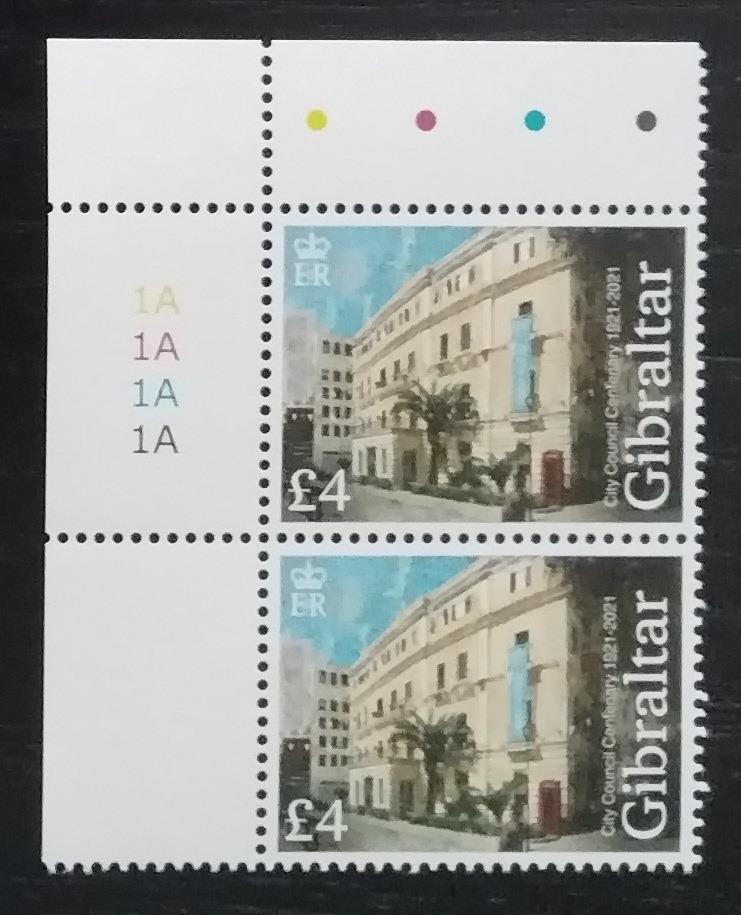 Gibraltar 2021 Sólo známky k výročí města za 50 % nominálu! PÁR