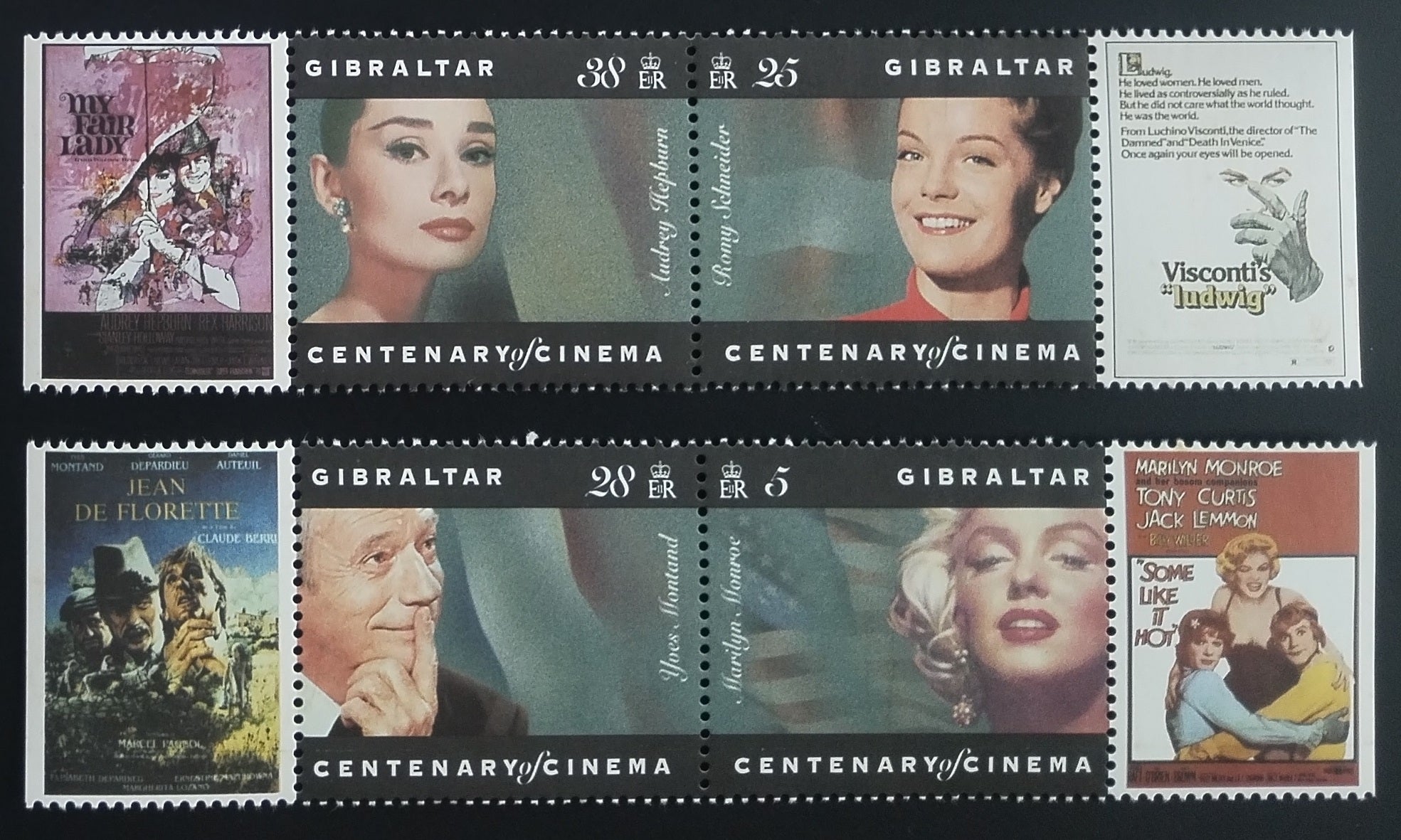 Gibraltar 1995 Století filmu, Herci a osobnosti