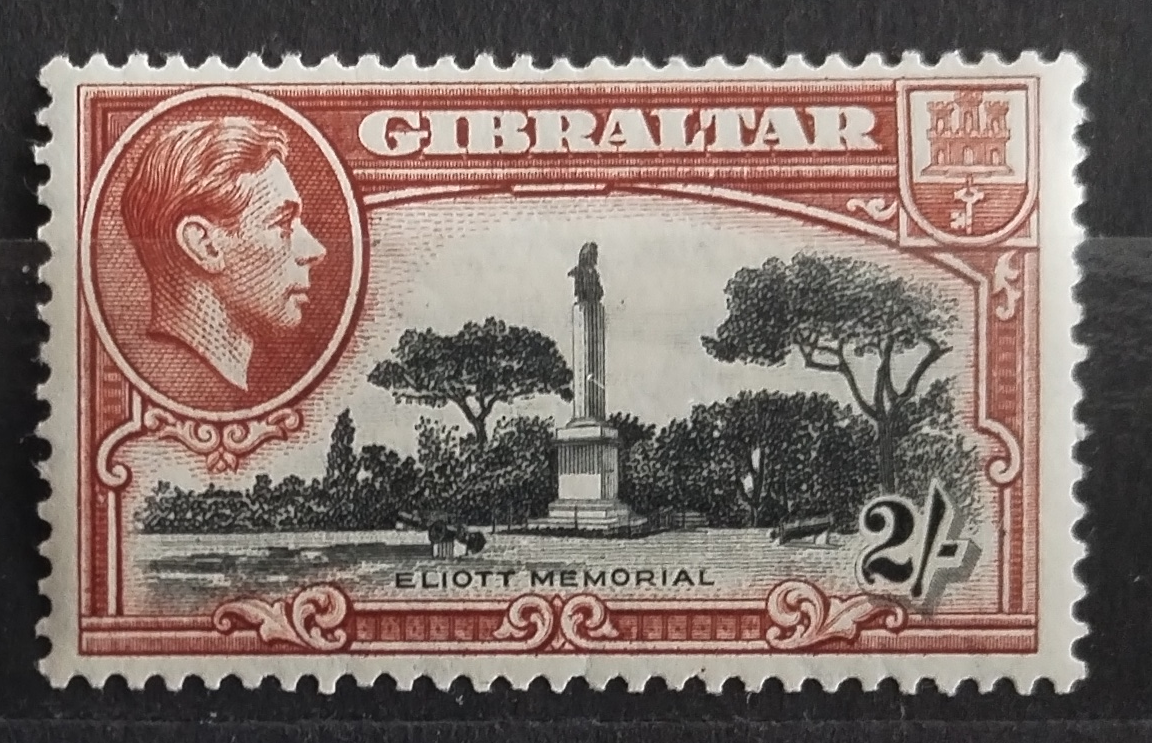 Gibraltar 1942 SG128b P13 16£