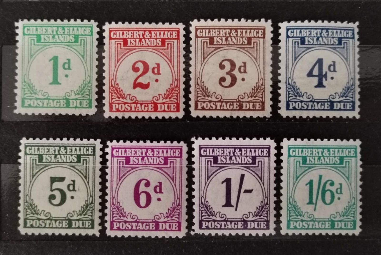 Gilbert & Ellice ostrovy 1940 180£ Ostrovní série doplatních známek