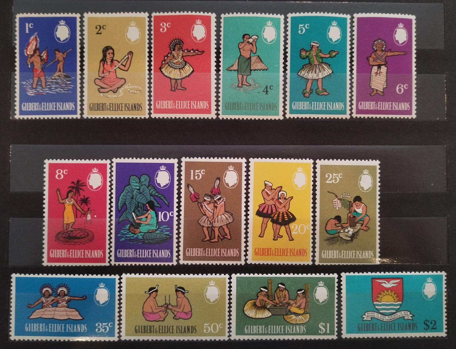 Gilbert & Ellice Ostrovy 1968 Dolarová definitiva: Kmenová kultura