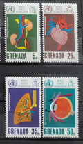 Grenada 1968 WHO a medicína, lékařství a anatomie