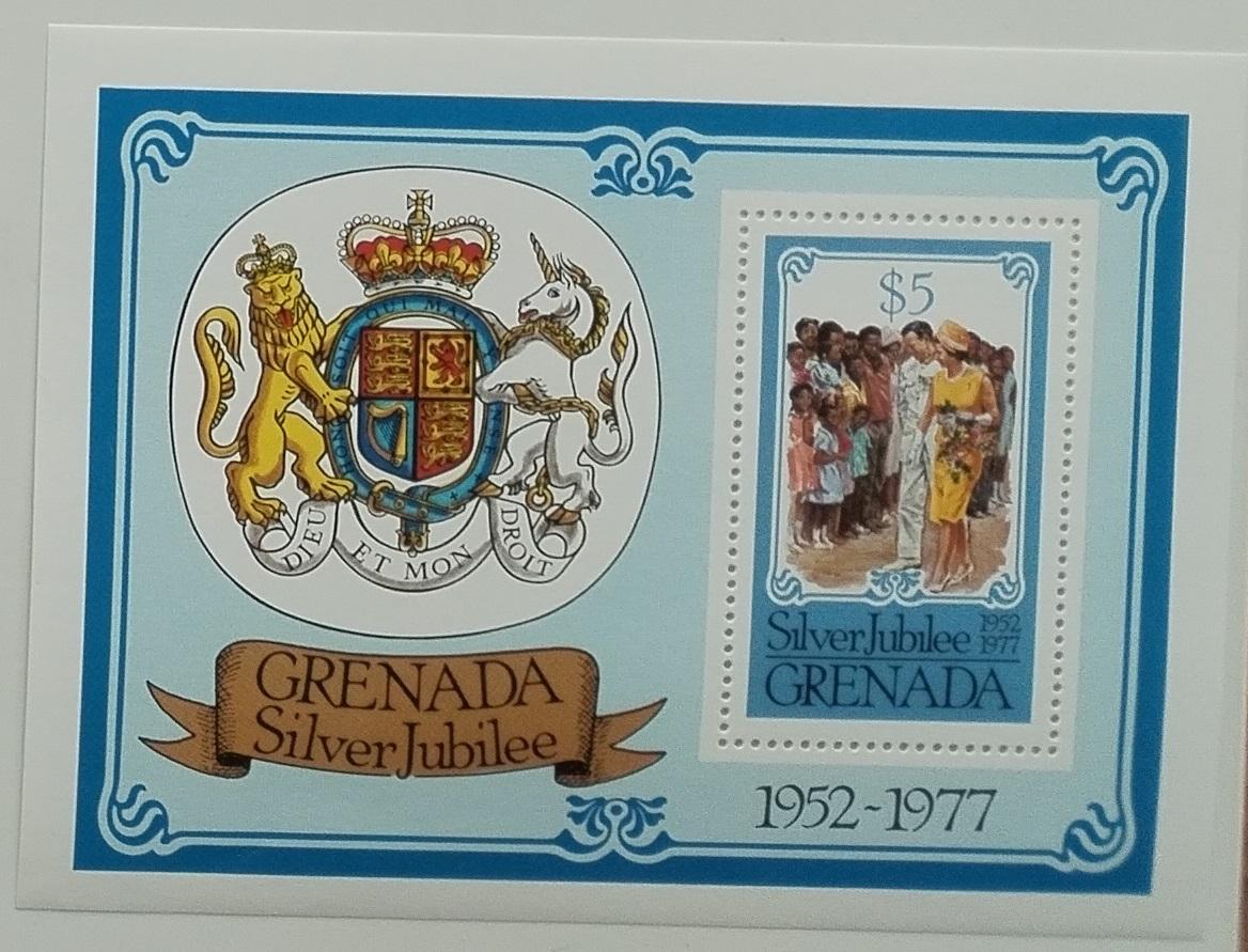 Grenada 1977 Stříbrné výročí vlády královny Alžběty II.