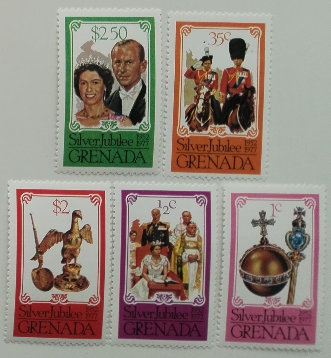 Grenada 1977 Stříbrné výročí vlády královny Alžběty II. P=12