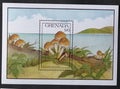 Grenada 1991 Bl.28 10€ Houby a flora, Psathyrella tuberculata