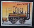 Grenada 1991 Bl.291 7,5€ První parní lokomotivy světa, Stephenson